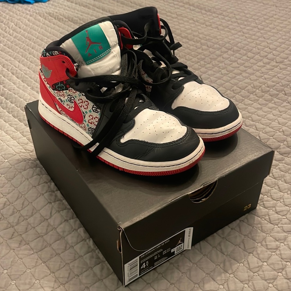 Air Jordan “ugly Christmas sweater” shoes
